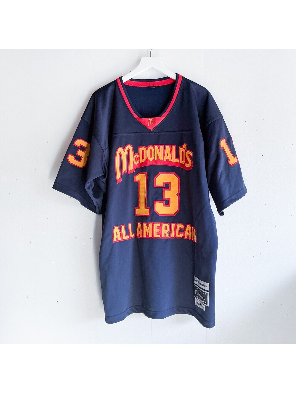 McDonald's All American Marino #13 Vintage Limited Edition Navy Jersey Size 52